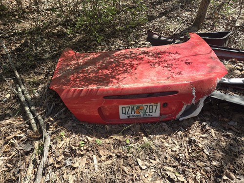Rear trunk deck lid - rear,